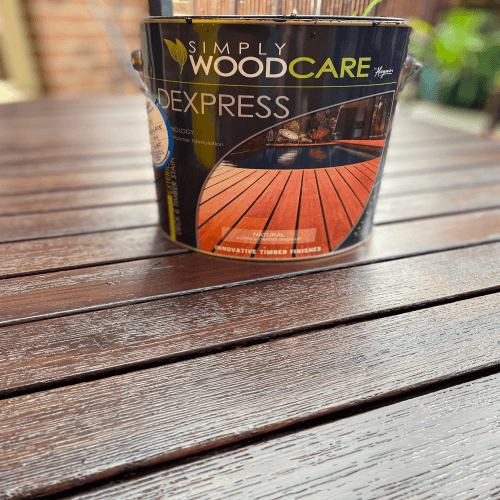 How To Re-stain Outdoor Timber Furniture - Crockers Paint & Wallpaper