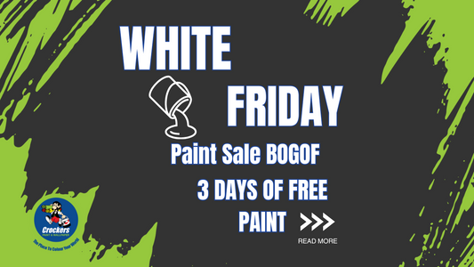 BFCM White Friday Paint Sale At Crockers Paint & Wallpaper