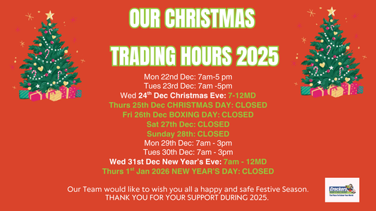 Christmas & New Trading 2025/2026