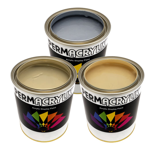 Permacrylik Matt Metallic Acrylic Paint Colours