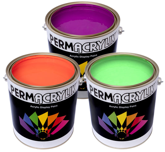 Permacrylik Matt Glow Acrylic Paint Colours
