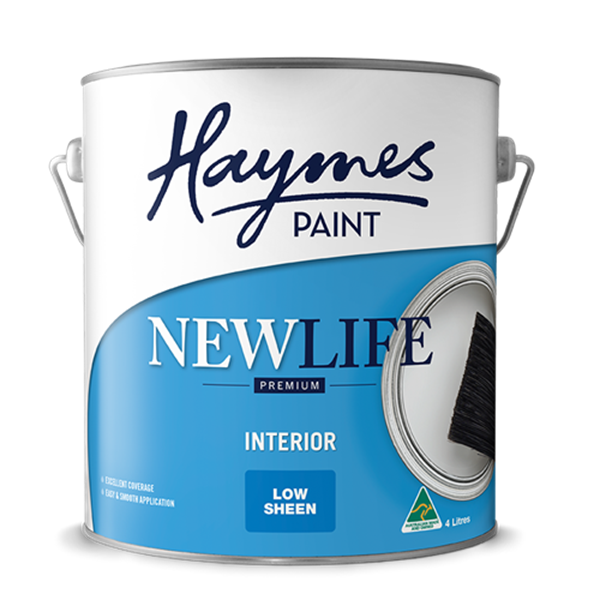 Haymes New Life Premium Interior Low Sheen (previously Krysler Premium Low Sheen Acrylic) - Crockers Paint & Wallpaper