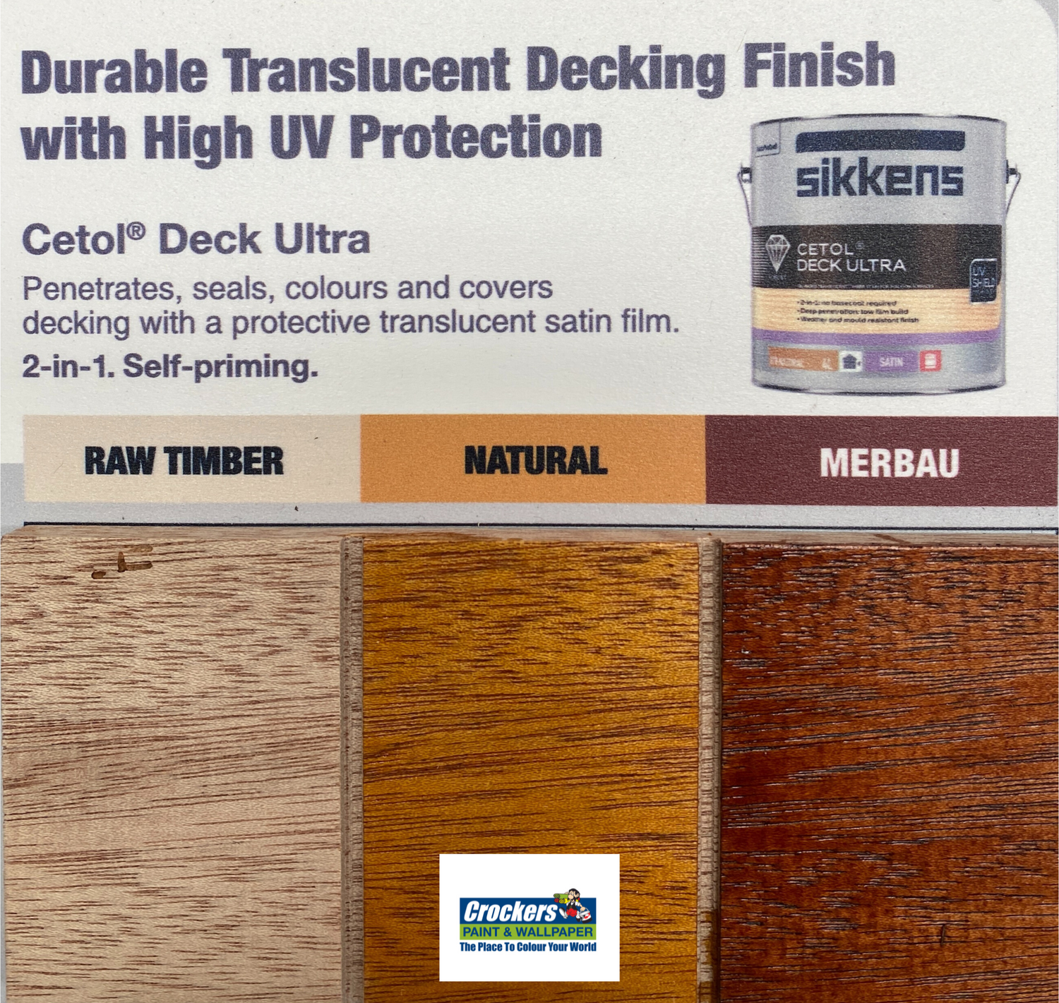 Sikkens Cetol Deck ULTRA 078 Oil Based Decking Stain – Crockers Paint ...