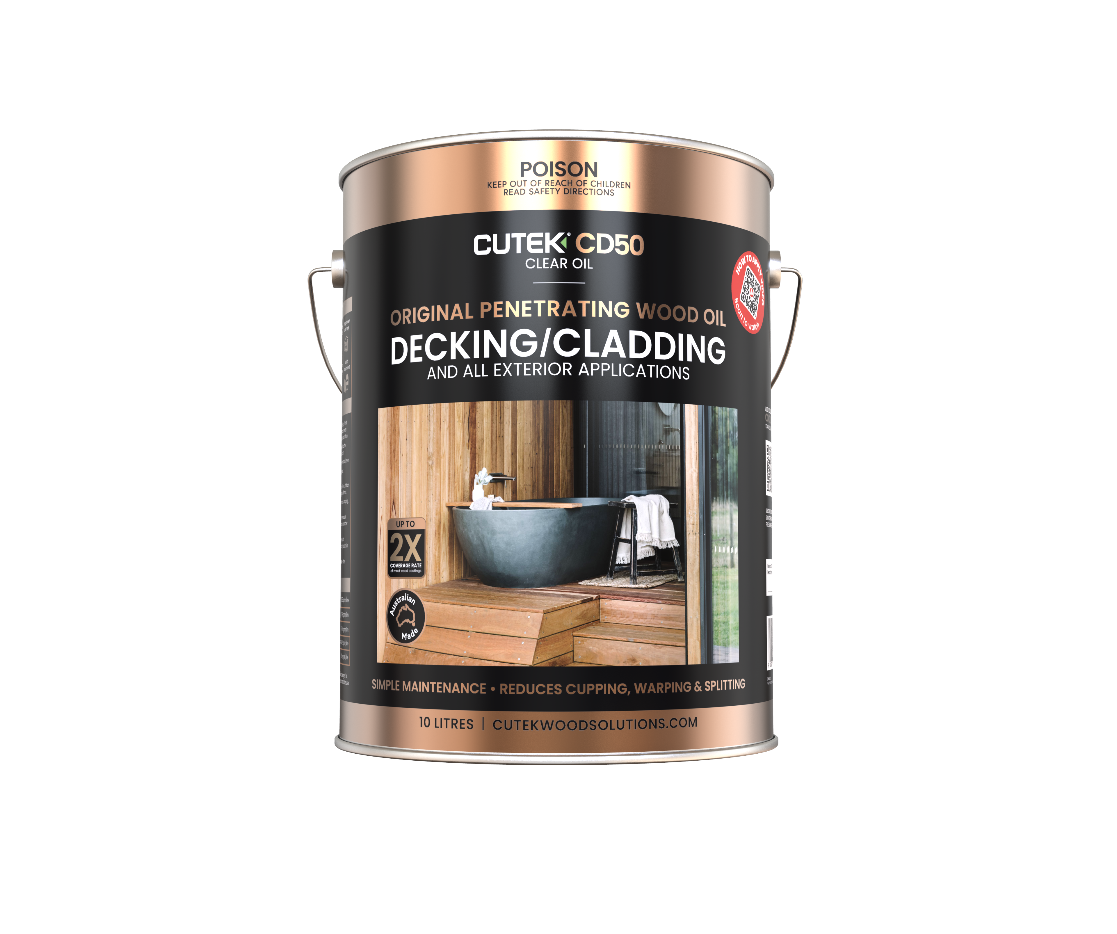 Cutek CD50 Extreme Decking Cladding 10lt