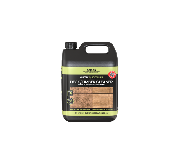 Cutek Quickclean Deck/Timber Cleaner 2.5lt | Crockers Paint & Wallpaper
