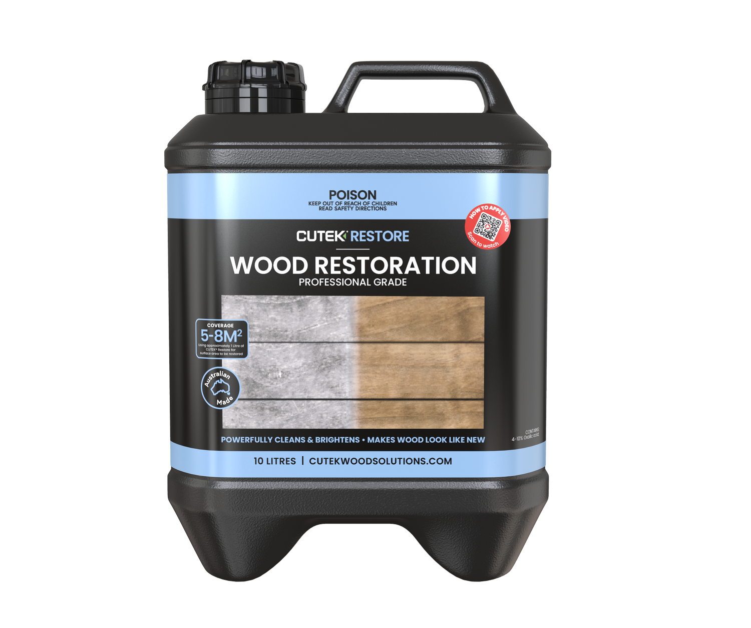 Cutek Restore Wood Restoration 10lt | Crockers Paint & Wallpaper