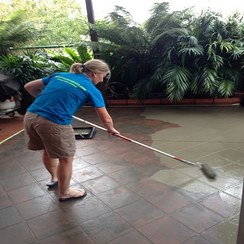 Applying Haymes Ultimate Epoxy Satin Paving Paint