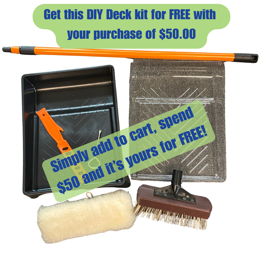 Pro DIY Deck Finishing Kit | Decking Oils & Stains Application Set