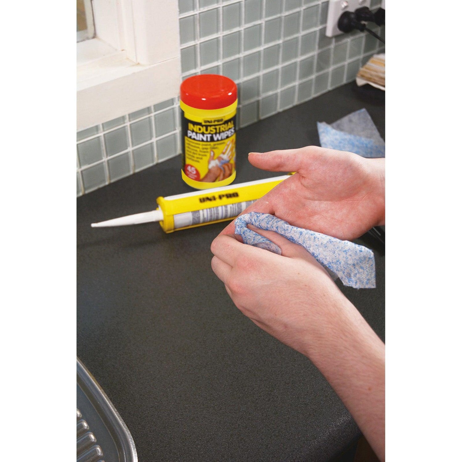 Unipro Industrial Paint Hand Wipes - Crockers Paint & Wallpaper