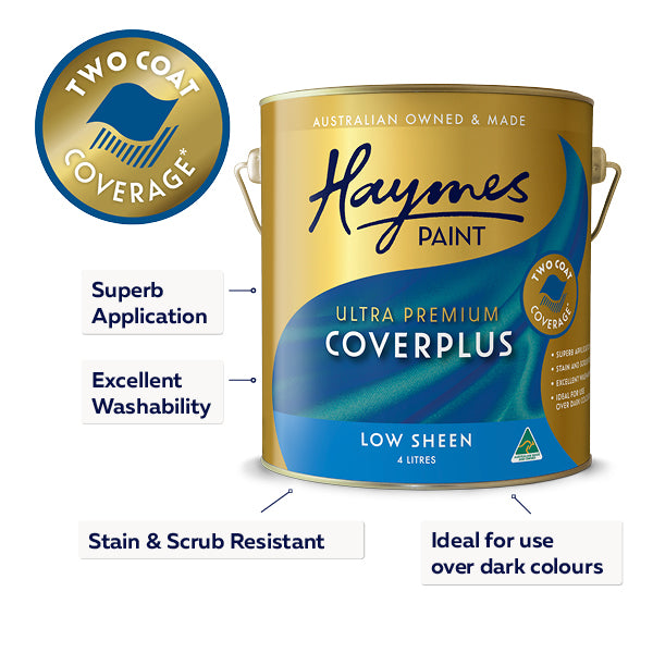 Haymes Ultra Premium CoverPlus Low Sheen Paint