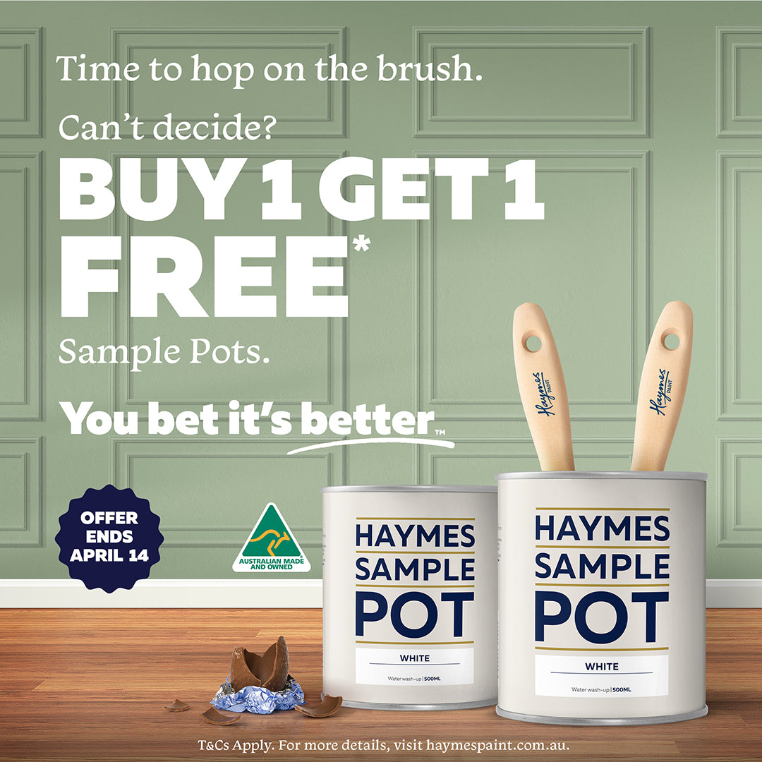 Haymes Easter BOGOF Sample Pot Deal | Crockers Paint & Wallpaper