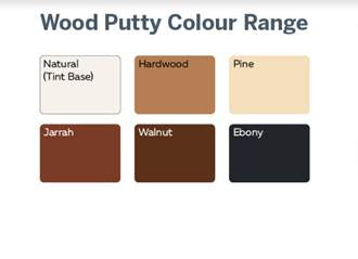 Haymes Woodcare Putty Colour Range