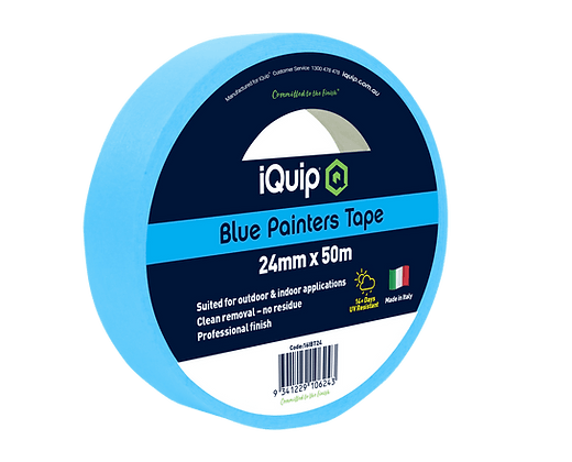 Iquip Painters Masking Tape Blue (Painters Tape) - Crockers Paint & Wallpaper