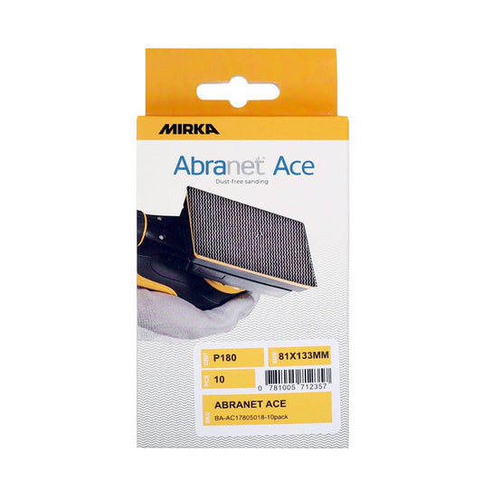 Mirka Abranet Ace Ceramic Sheets 81x133mm 10 pack P120 - Crockers Paint & Wallpaper