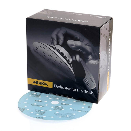 Mirka Galaxy Sanding Discs 150mm/6", 100/Pack P240 - Crockers Paint & Wallpaper