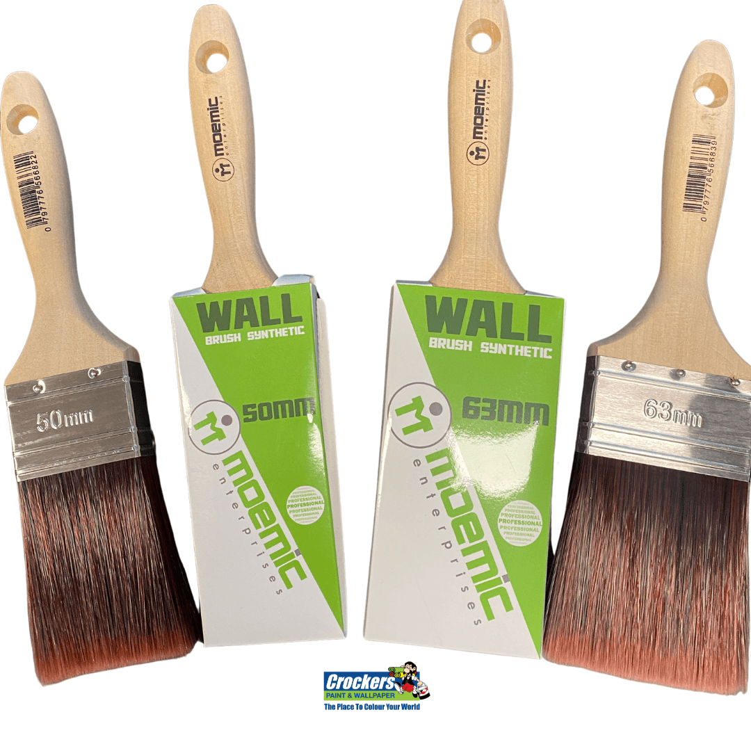 Moemic Wall Brush With Advanced Synthetic Filament - Crockers Paint & Wallpaper