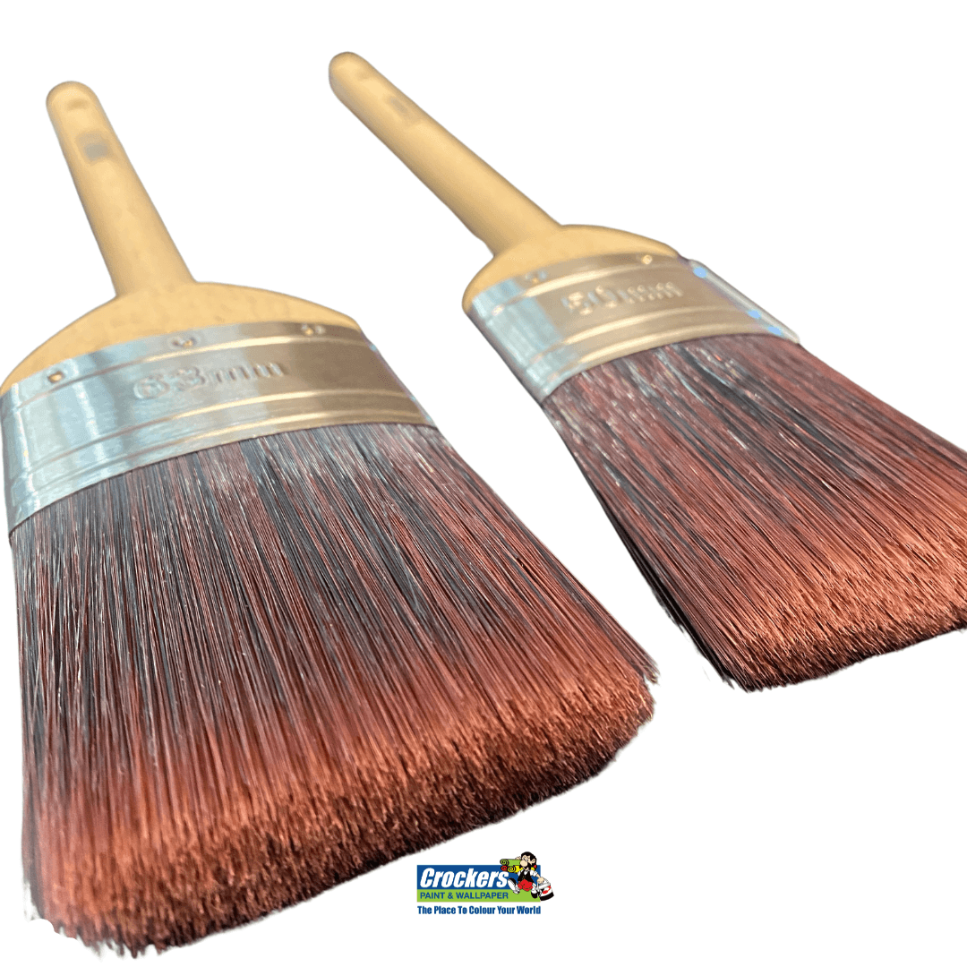 Moemic Oval Cutter Paint Brush With Advanced Synthetic Filament - Crockers Paint & Wallpaper