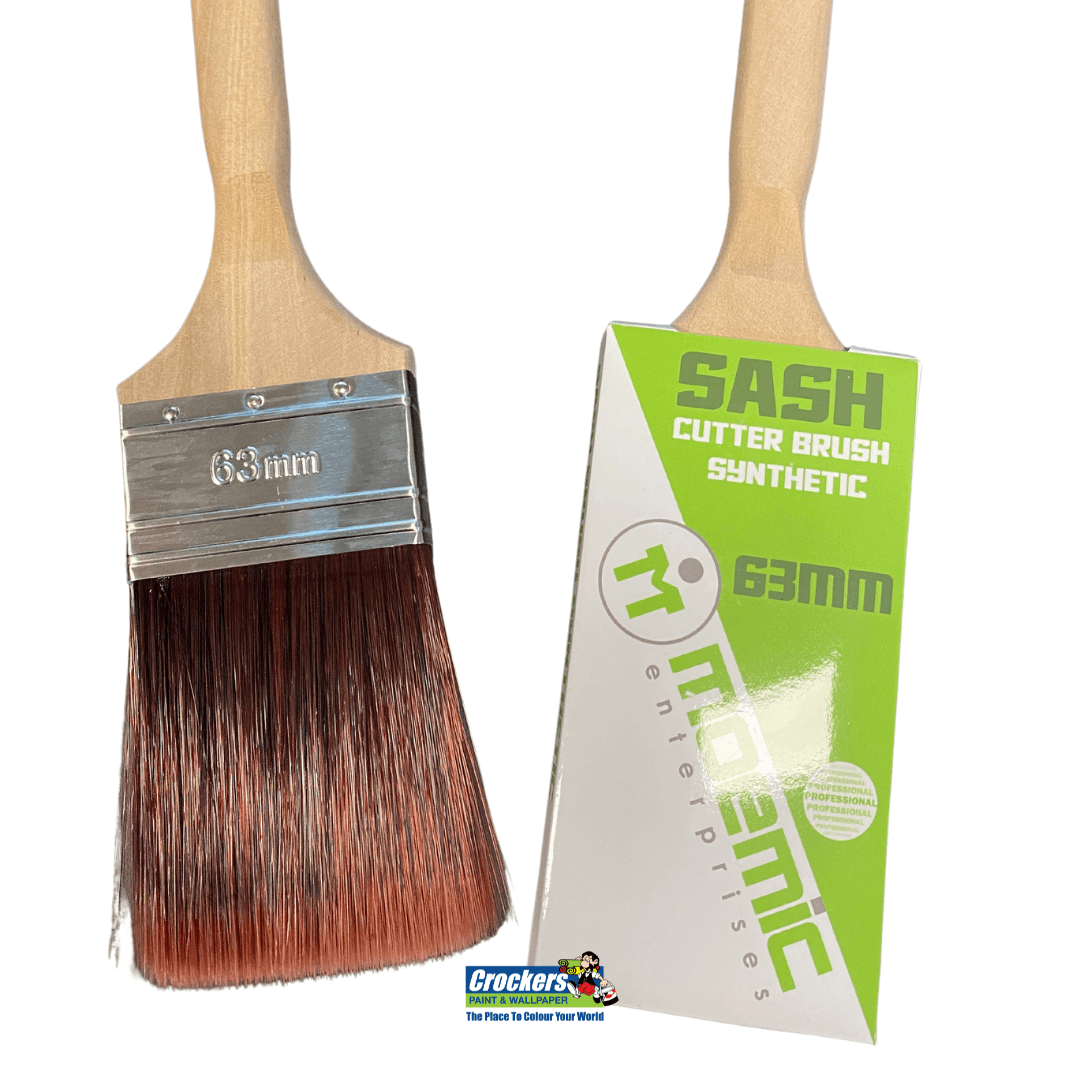 Moemic Sash Cutter Paint Brush With Advanced Synthetic Filament - Crockers Paint & Wallpaper