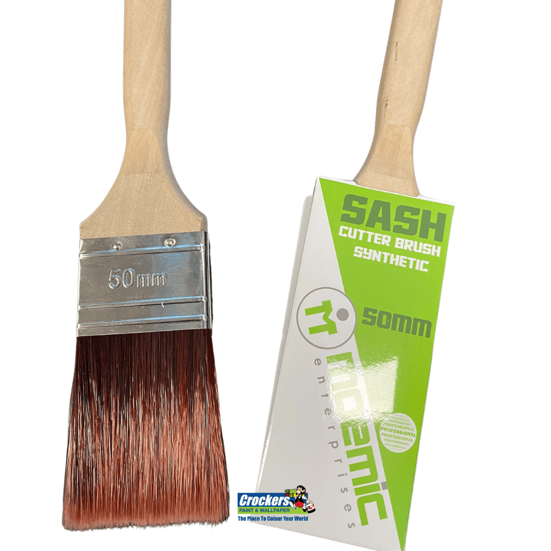 Moemic Sash Cutter Paint Brush With Advanced Synthetic Filament - Crockers Paint & Wallpaper