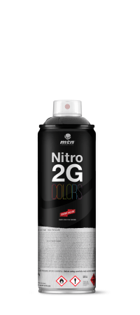 Mtn Nitro 2g Black 400ml Low Pressure - Crockers Paint & Wallpaper