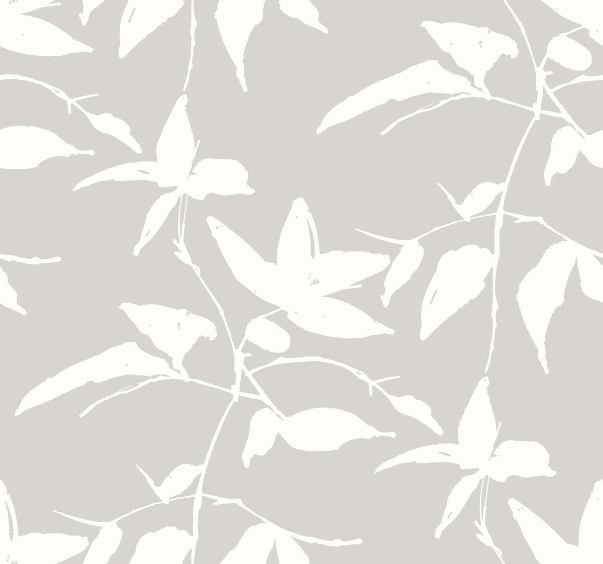 Ronald Redding Designs Tea Garden Persimmon Leaf Wallpaper - Crockers Paint & Wallpaper