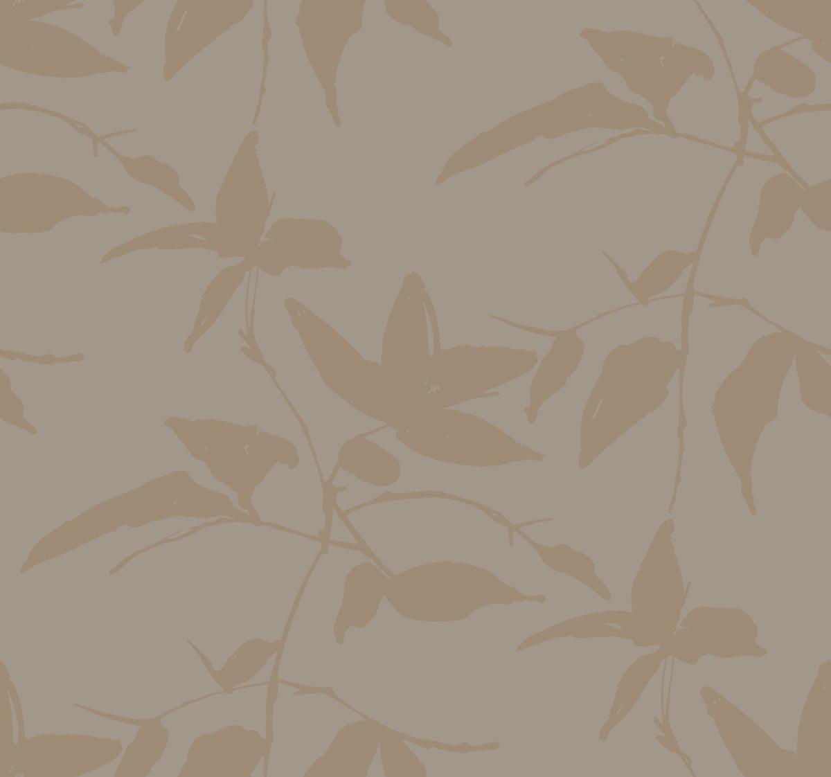 Ronald Redding Designs Tea Garden Persimmon Leaf Wallpaper - Crockers Paint & Wallpaper