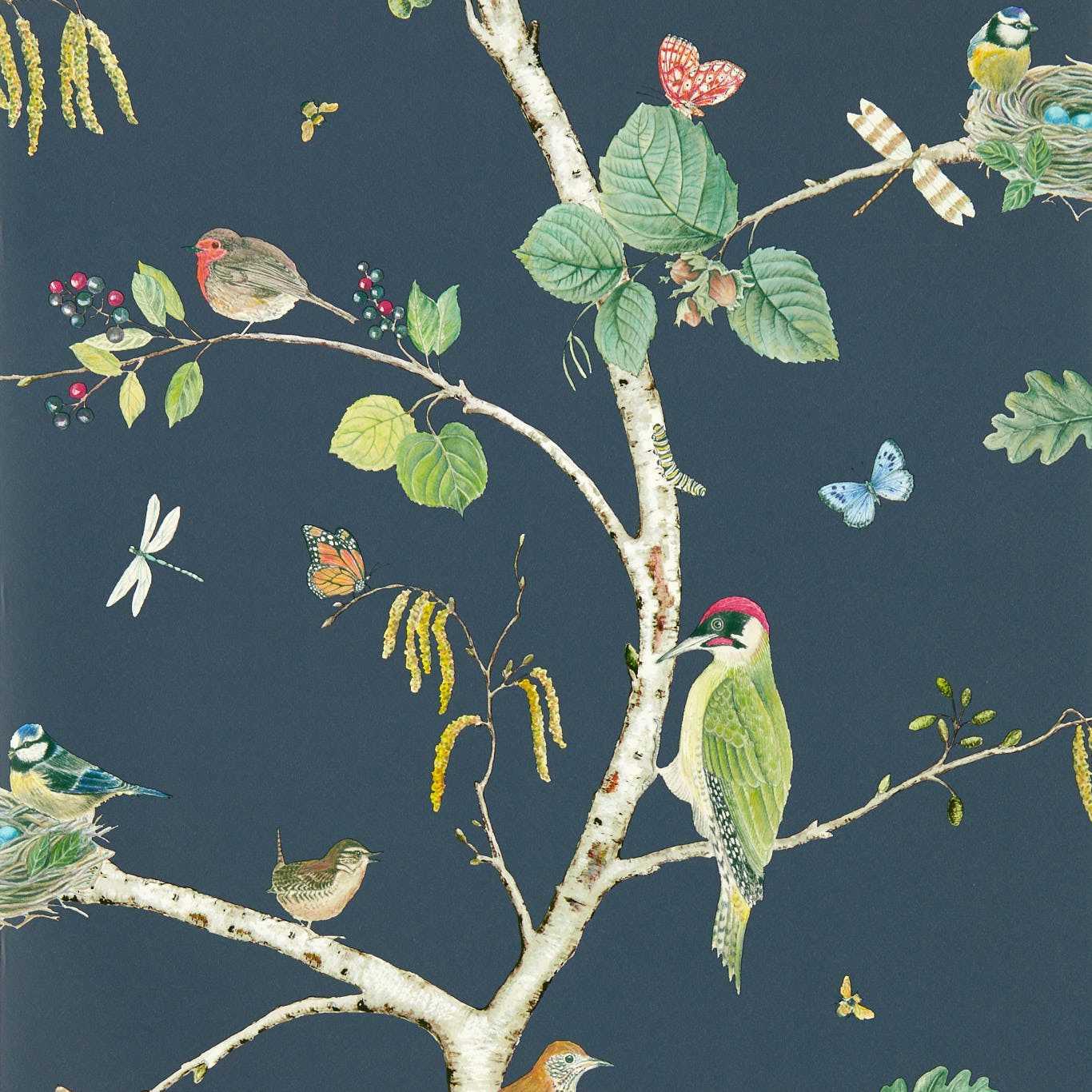 Aboretum Wallpaper Woodland Chorus - Crockers Paint & Wallpaper