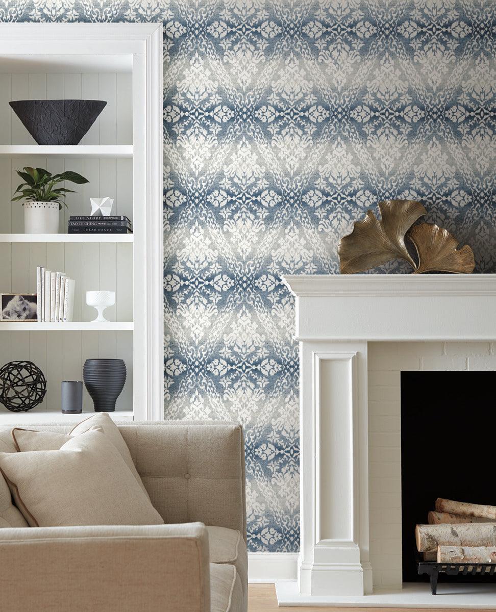 Damask Resource Library Tudor Diamond Damask Wallpaper - Crockers Paint & Wallpaper