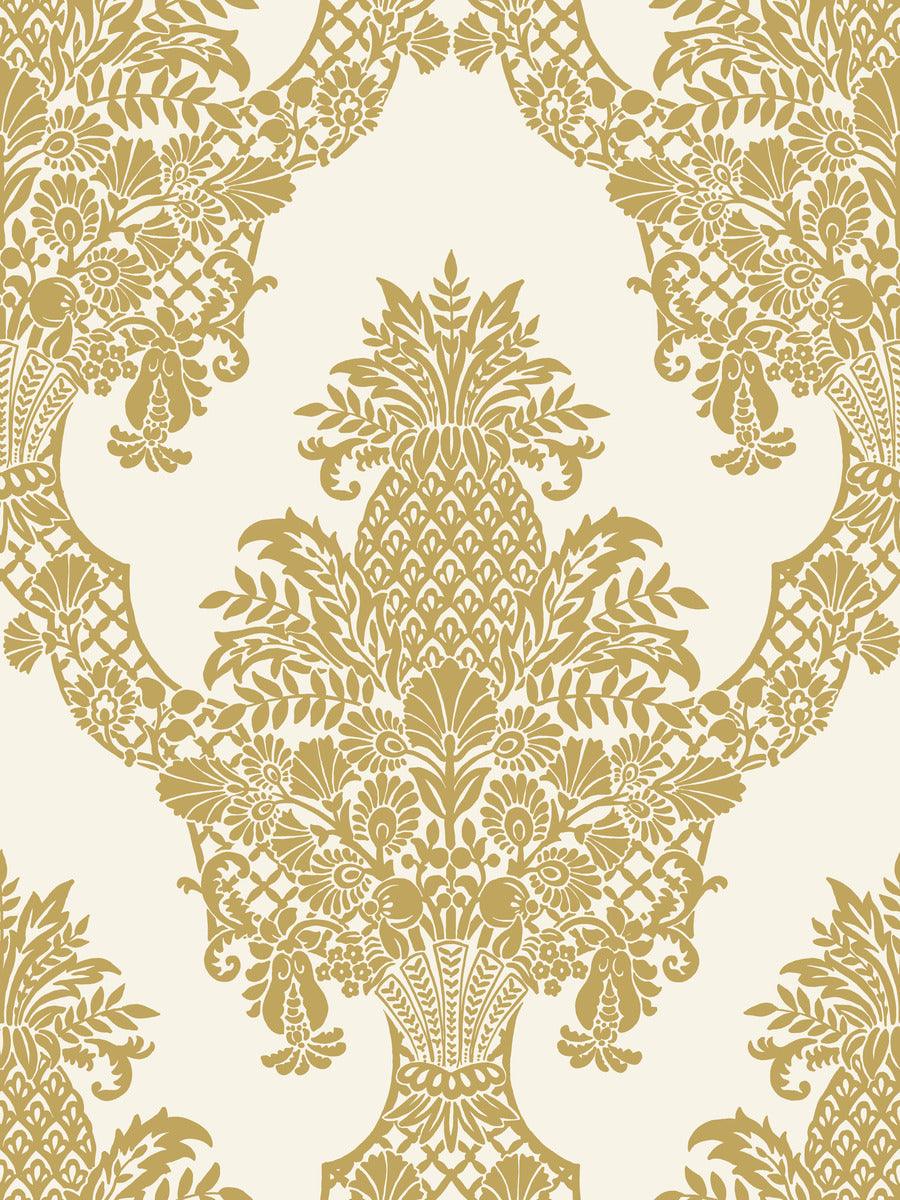 Damask Resource Library Pineapple Plantation Wallpaper - Crockers Paint & Wallpaper