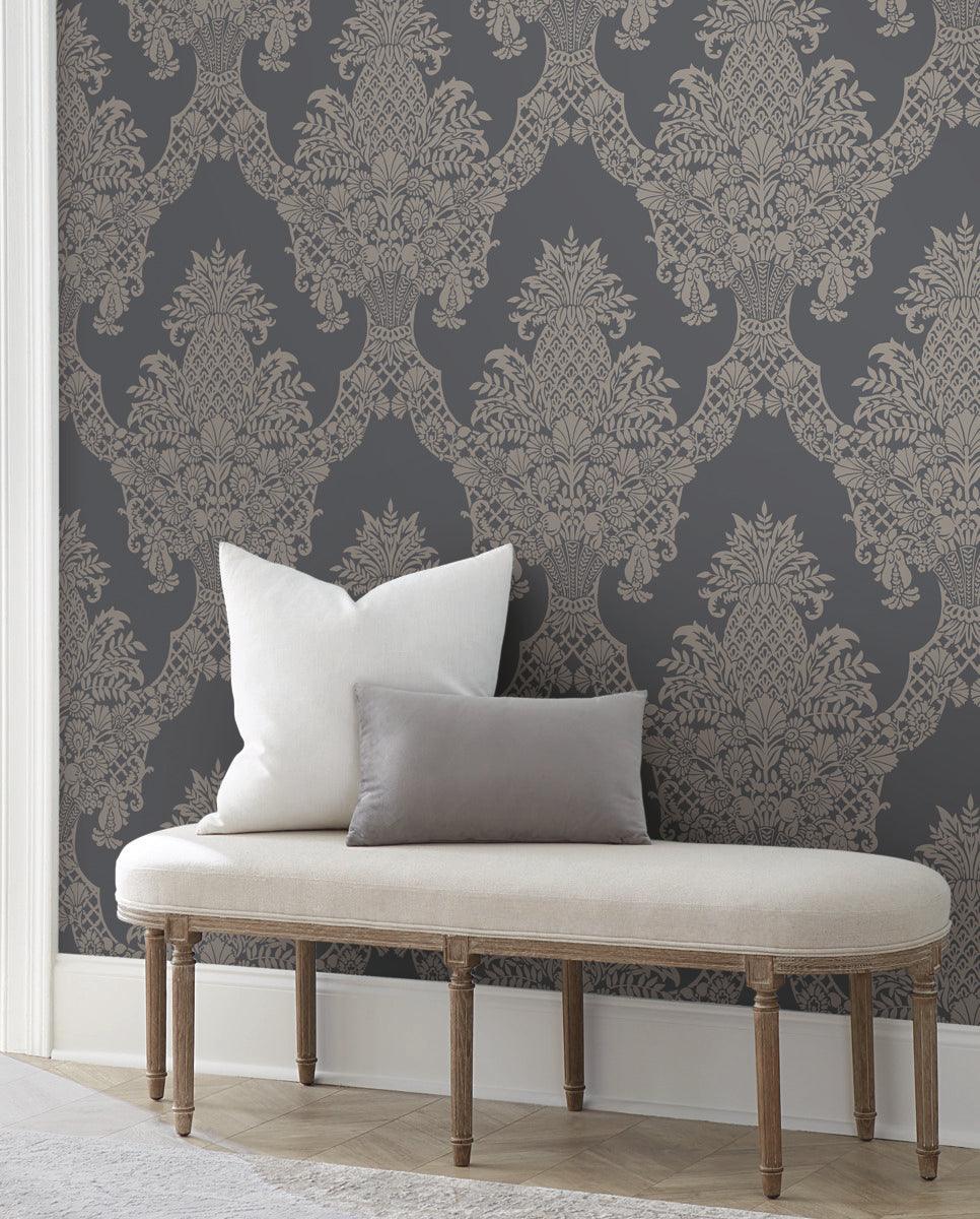 Damask Resource Library Pineapple Plantation Wallpaper - Crockers Paint & Wallpaper