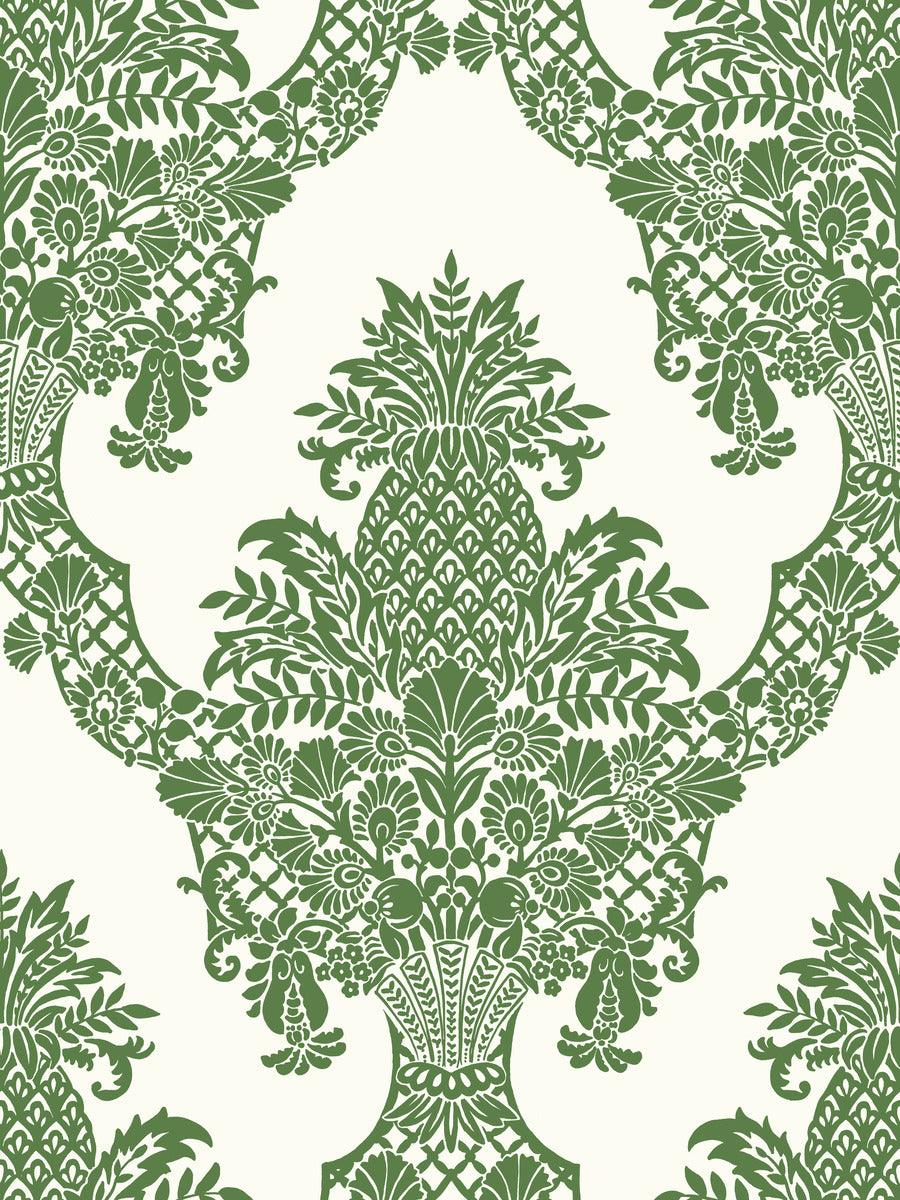 Damask Resource Library Pineapple Plantation Wallpaper - Crockers Paint & Wallpaper