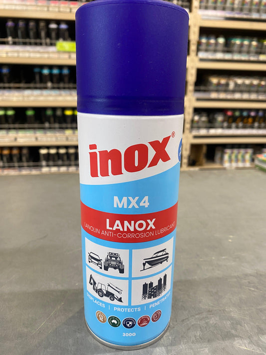 Inox Lanox Lubricant MX4 300gm - Crockers Paint & Wallpaper