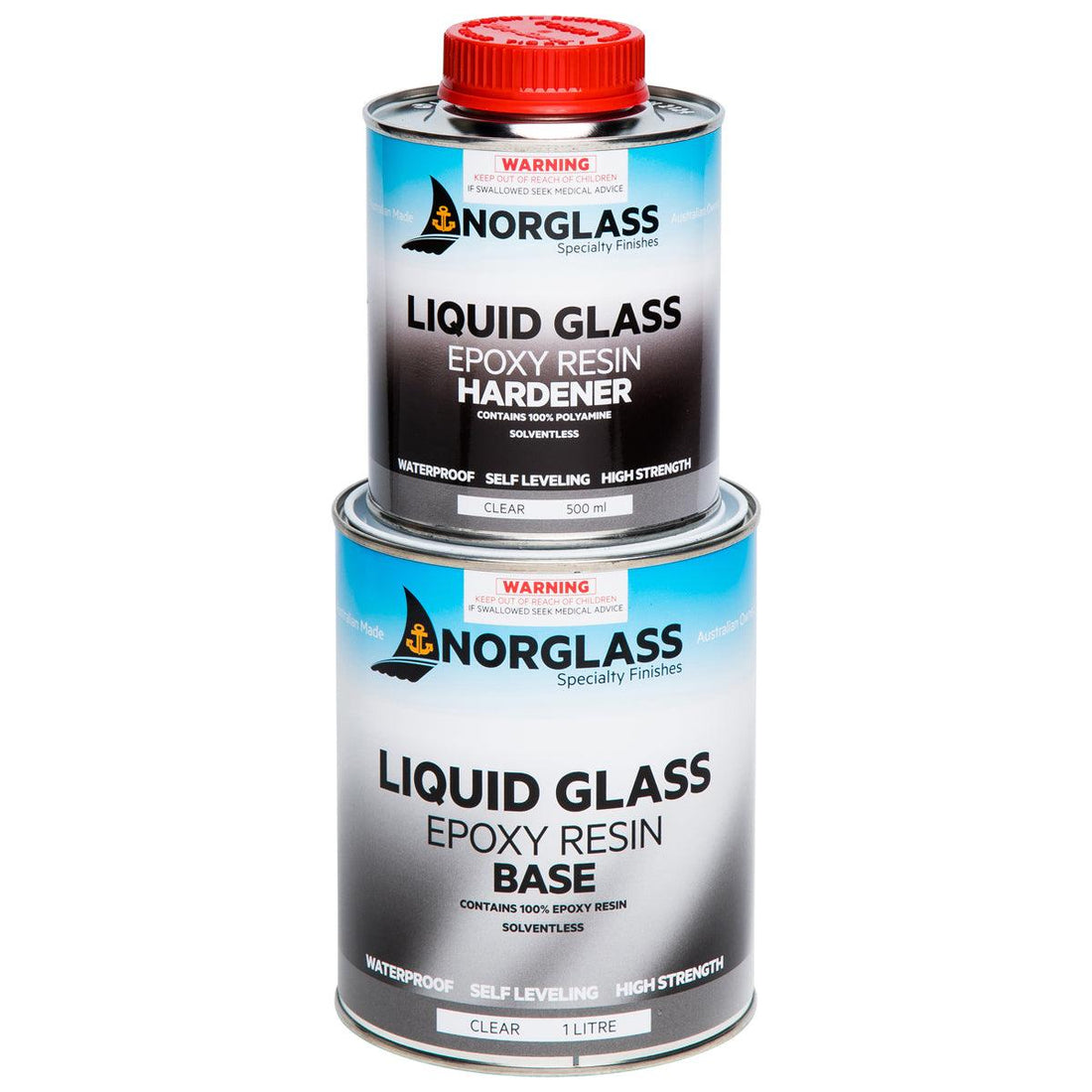 Norglass Liquid Glass Epoxy Resin – Crockers Paint & Wallpaper