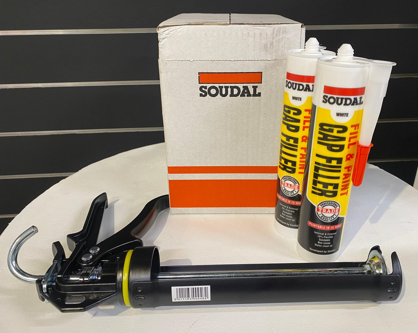 Soudal Trade Gap Filler Deal With Caulking Gun - Crockers Paint & Wallpaper