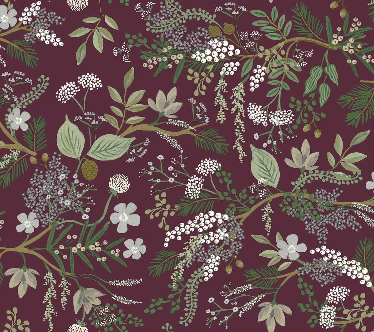 Rifle Paper Co. Juniper Forest Wallpaper - Crockers Paint & Wallpaper