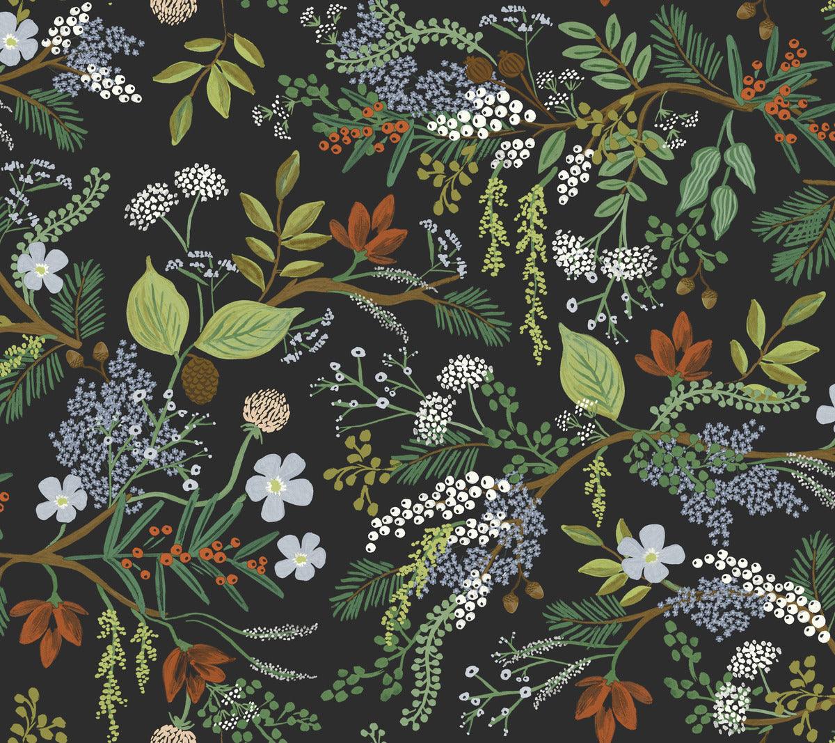 Rifle Paper Co. Juniper Forest Wallpaper - Crockers Paint & Wallpaper