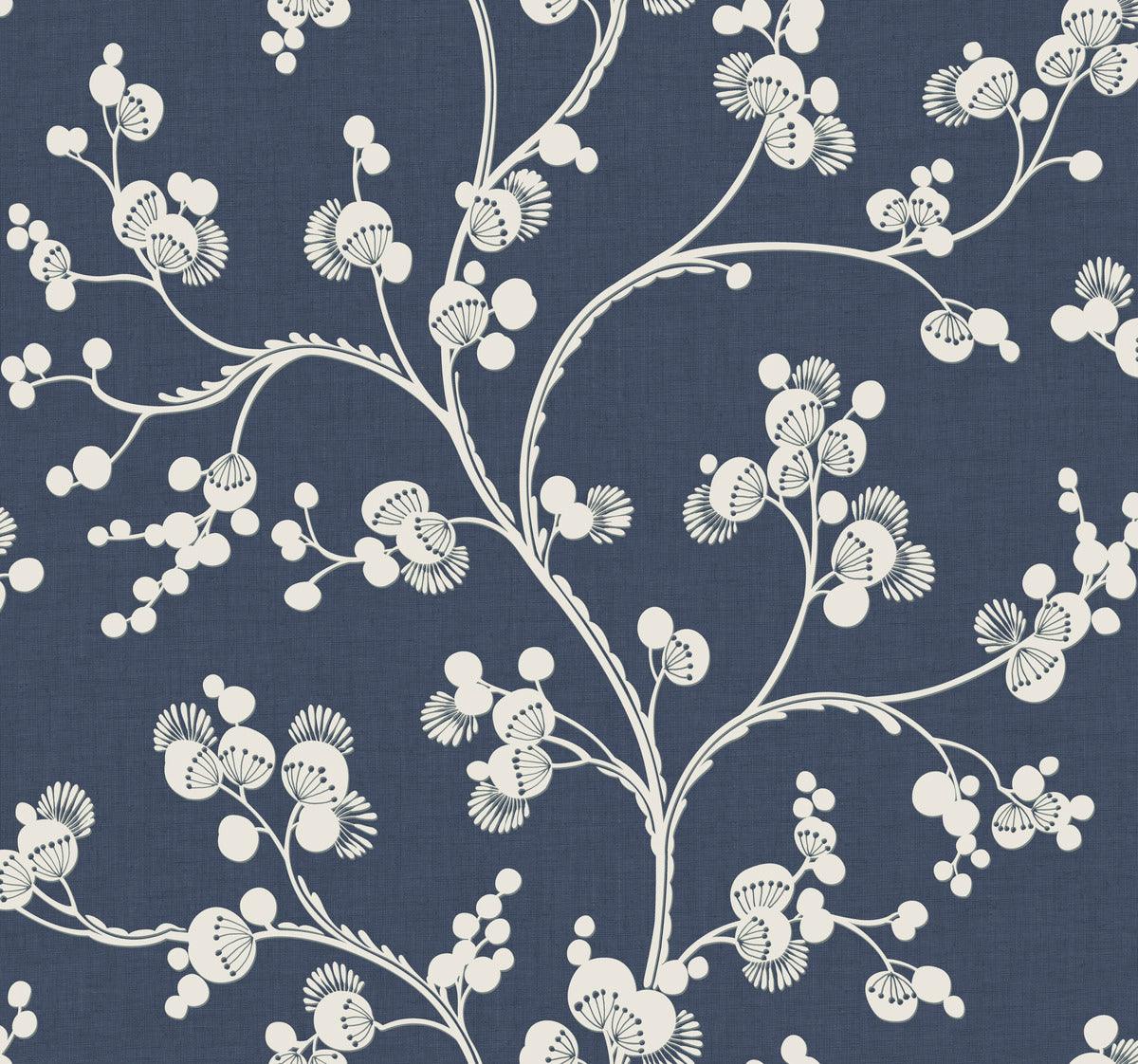 Silhouettes Wallpaper Dahlia Trail - Crockers Paint & Wallpaper