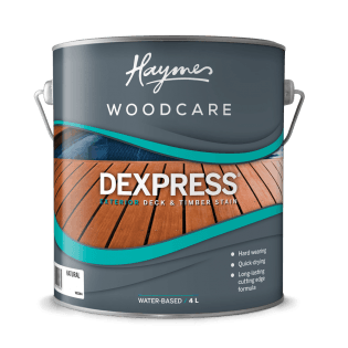 Haymes Dexpress ( Water based Decking Stain) – Crockers Paint & Wallpaper