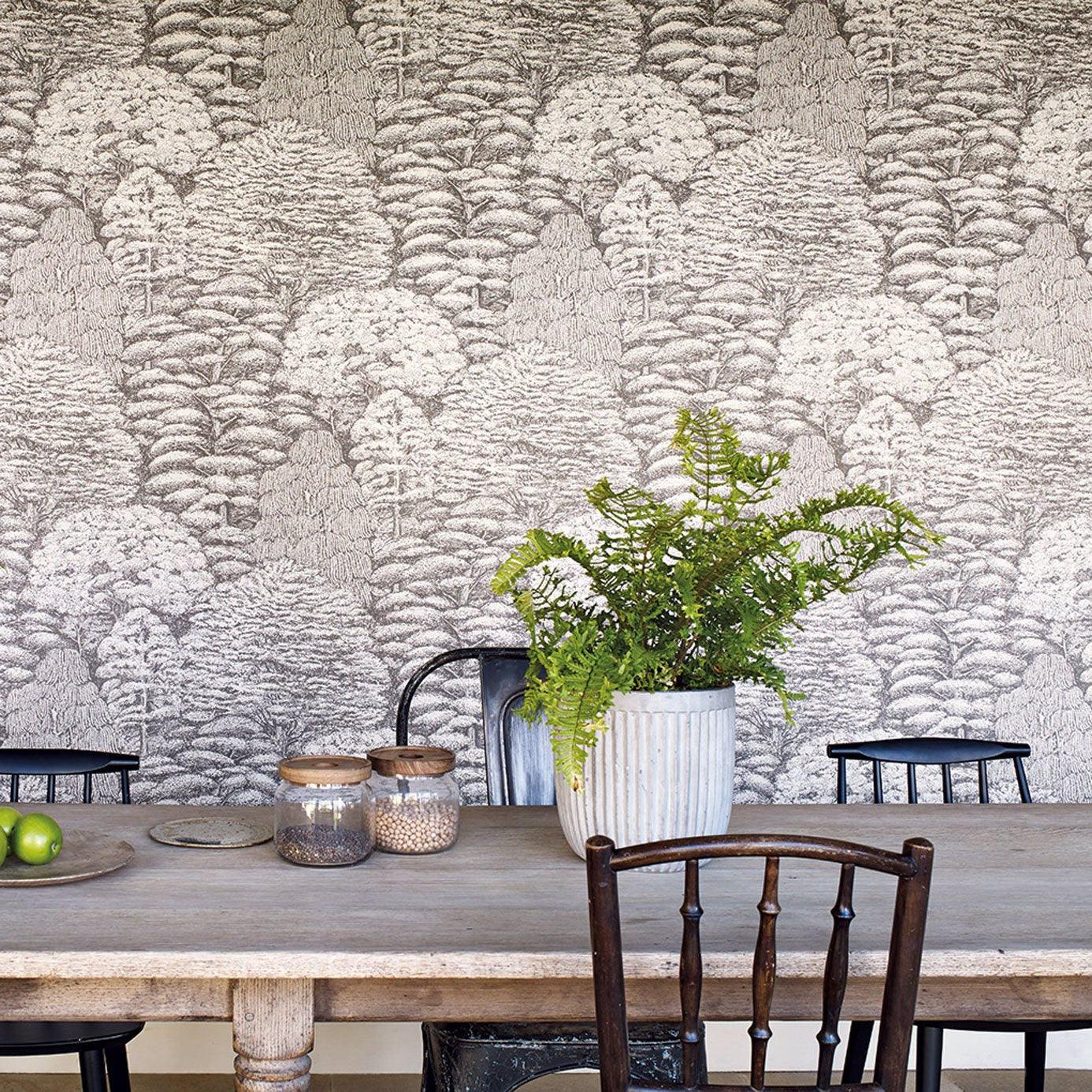 Aboretum Wallpaper Woodland Toile - Crockers Paint & Wallpaper