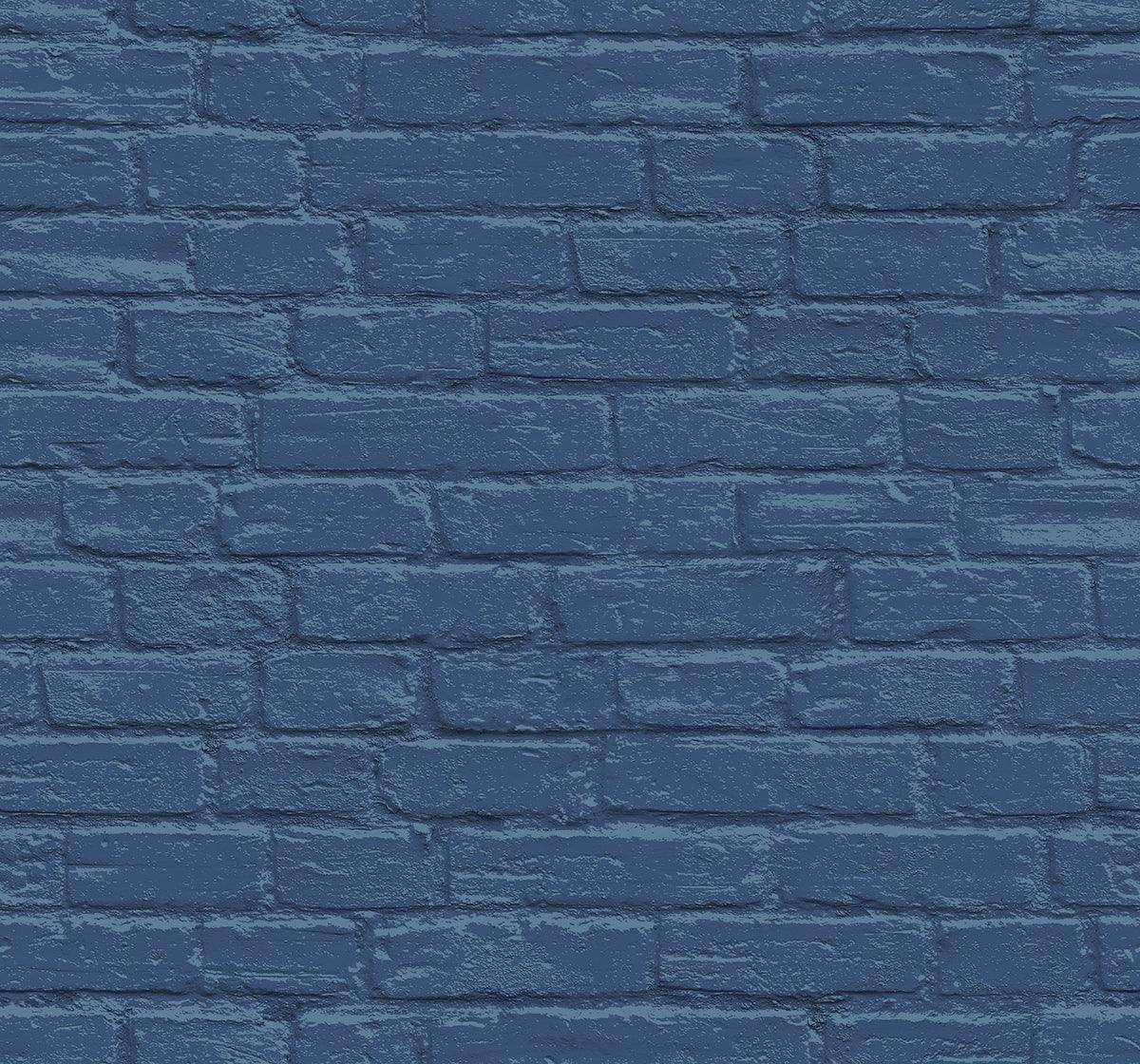 Modern Foundations Coloured Brick Wallpaper - Crockers Paint & Wallpaper