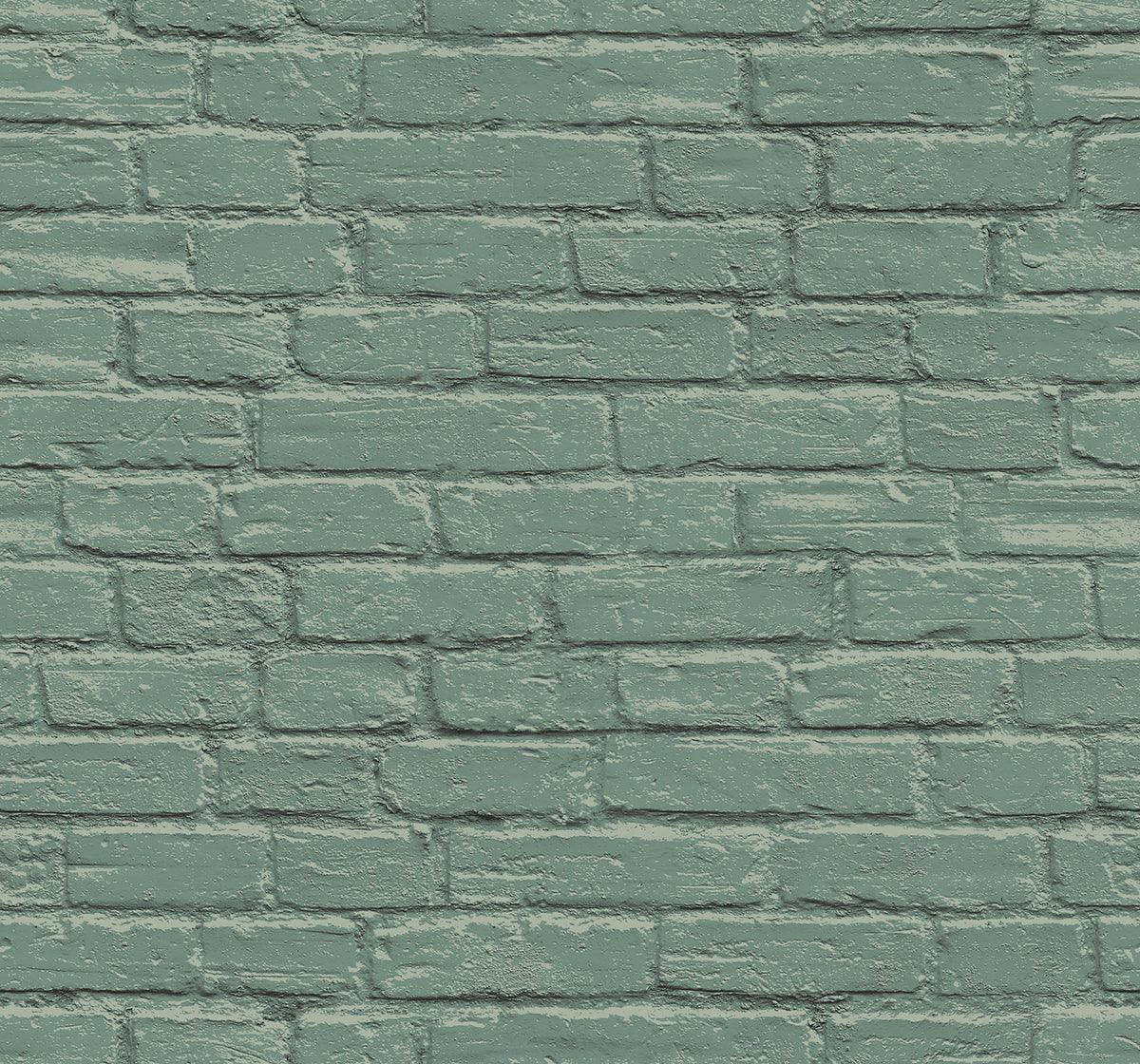 Modern Foundations Coloured Brick Wallpaper - Crockers Paint & Wallpaper